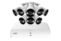 Lorex 4K Ultra HD 16 Channel Fusion NVR System 2TB with 8 Wired & Wi-Fi Cameras