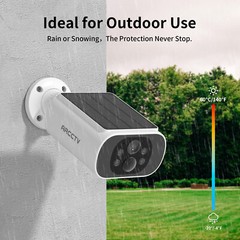 ARCCTV Solar Battery Power Security Camera Wireless System Outdoor WiFi IP CCTV