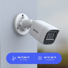 ANNKE 8CH DVR 4PC 2MP EXIR Security Camera System AI Human Detection IP67 H.265+