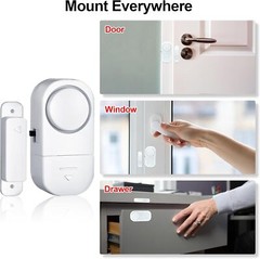 Wireless Home Window Door Burglar Security Alarm System Magnetic Sensor lot
