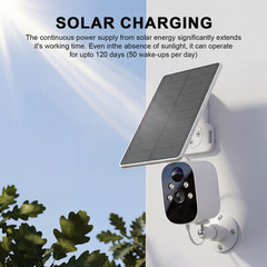XVIM Solar Wireless Security Camera Outdoor Wifi Home Surveillance Night Vision