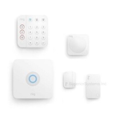Ring Home Alarm Wireless Wifi Security System 2nd Gen Battery Backup 5 Piece Kit