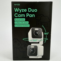 Wyze Duo Cam Pan Indoor/Outdoor IP65 2K 360° Pan/Tilt Smart Home Security Camera