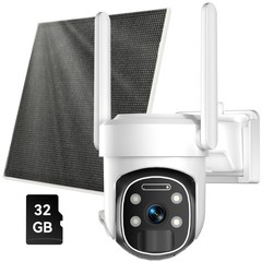 1PACK Solar Camera 4G LTE Wireless Security Camera Outdoor Solar Battery Camera