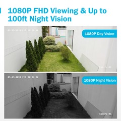 ANNKE HD 1080P Wireless Security IP Camera System 8CH NVR 2MP Video IR Night 1TB