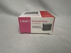 DSC Electronic Alarm Siren SD – 15W-ULF ~ 15 Watt Dual Tone Surface Mount NIB