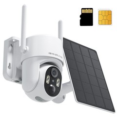 HOSAFE.COM 4G LTE Cellular Security Camera No Internet Needed, 2K Solar White