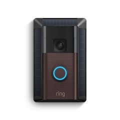 Ring Battery Doorbell Venetian Bronze Smart Wi-Fi Video Doorbell Solar Charger