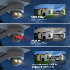 ANNKE 12MP 8CH 16CH NVR 5MP Audio POE IP Security Camera System Human Detection