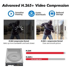 KERUI 10in Monitor 6MP Wired Security Camera System Kit NVR With 500GB HDD USA