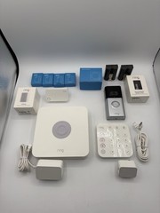 Ring Alarm Home Security System 11 Total Pieces Open Box Extra Door Cam Battery