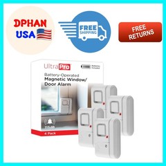 Battery-Powered 120 dB Personal Security Alarms – 4 Pack DIY Protection