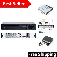 Versatile 4-Channel AHD DVR – Supports Multiple Camera Types & Easy Monitoring