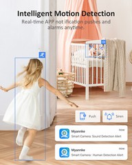 ANNKE 6MP WiFi IP Security Camera Pan/Tilt Two Way Audio Home Baby Pet Monitor