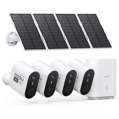 3K/5MP Security Cameras Outdoor Wireless Home Surveillance System, Solar Powe…
