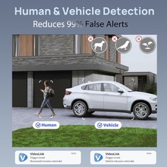 Vikylin 8CH 8POE Home CCTV Security Systems 4K 8MP IR30M IP Camera Outdoor Lot