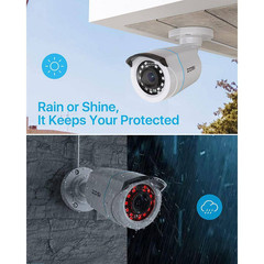 8-Channel H. 265+ 3K-Lite DVR Home Security System with 4 Wired 1080P Full HD Ou