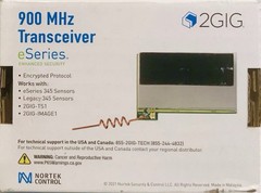 2GIG GC2e Wireless Receiver for TS1 2GIG-XCVE2E-345/900Mhz+Encrpted Sensors