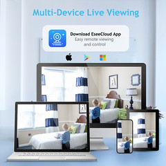 JENNOV Wireless Security Camera System 5MP 10CH NVR Two-Way Audio Recording