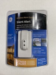 Silent Wireless Alarm System Flashing LED General Electric GE Choice Alert 45137