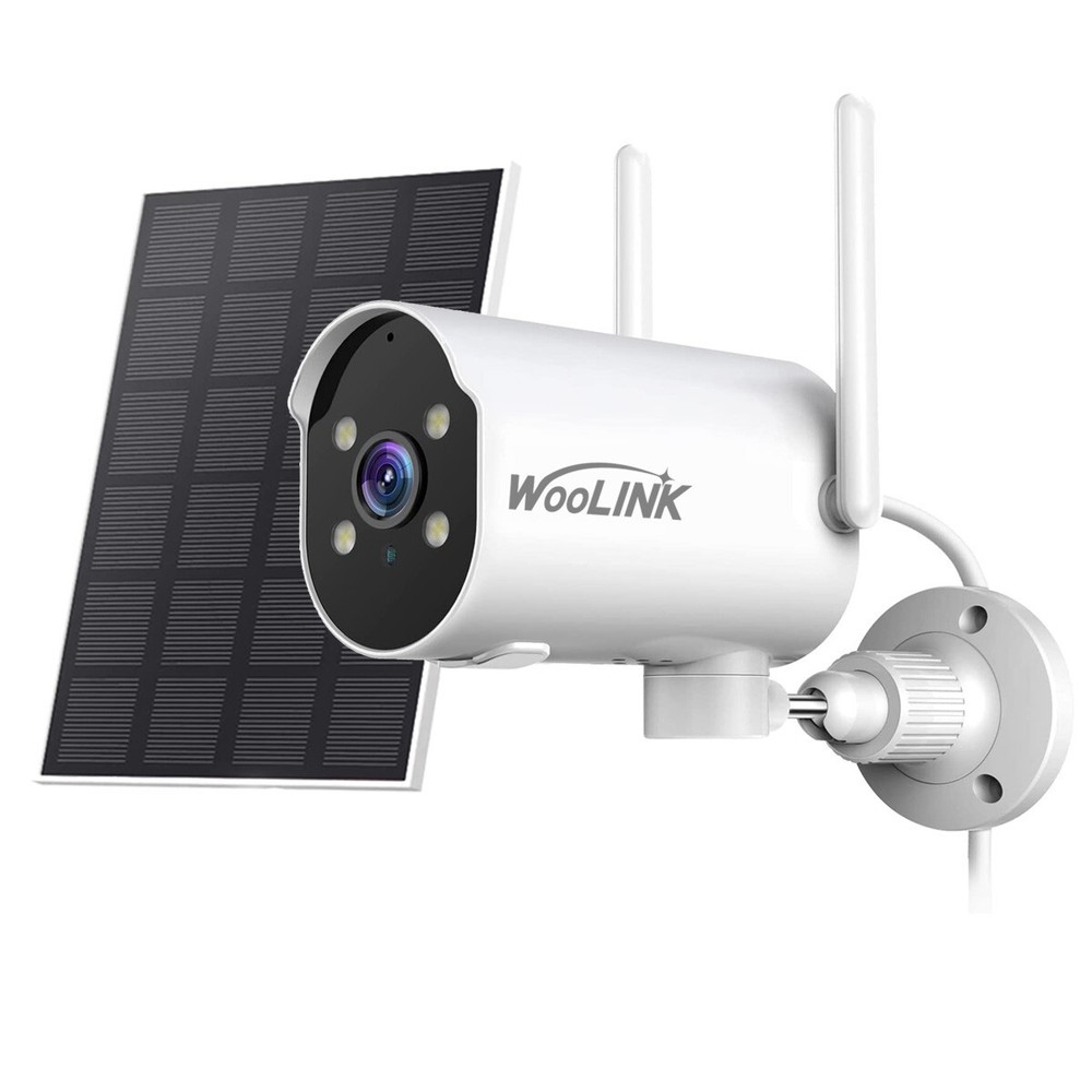 Solar Battery Powered Wireless WiFi Outdoor Pan 225° Home Security Camera System