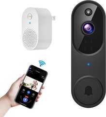 1080P Smart Wireless Video Doorbell Camera Night Vision Real-Time AI Alerts