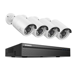SANNCE 16CH 4K NVR 5MP POE Security IP Camera System 2-Way Audio Human Detection