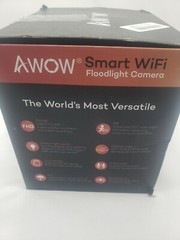 AWOW Smart WiFi Floodlight Camera, Android/iOS, 2500 Lumens (E97A)