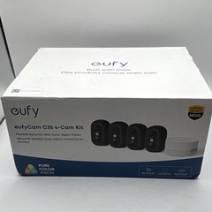 eufy eufyCam C35 Wireless 4-Cam Kit 2160p Color Night Vision Wi-Fi Alexa