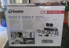 Swan Professional HD Security System 4CH 500GB 2Cameras Remote Monitoring New