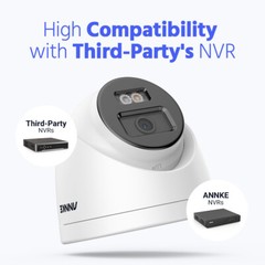 ANNKE 5MP PoE Security IP Camera C500 Audio Recording EXIR Night Vision Outdoor