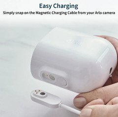 Arlo Pro 4 Wireless 2K HDR Smart Security Camera with Solar Panel Charger Black