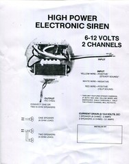 High Power Electronic Siren Driver 6-12 Volts 2 Channels – New in Box