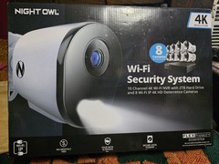 Night Owl 4K Wi‑Fi 10‑Channel NVR 2TB 8 Cam Night Vision 2‑Way Spotlight