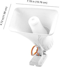 30W Alarm Siren ,Dual Tone Outdoor Self Contained Electric Security Ring Siren w