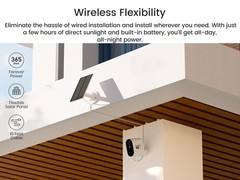 AOSU 5MP Solar Security Cameras Outdoor Wireless,Home Security System 4-Cam Kit