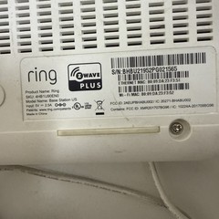 Ring Z Wave Plus Wireless Indoor Alarm Security System Base, Keypad + Ring Chime