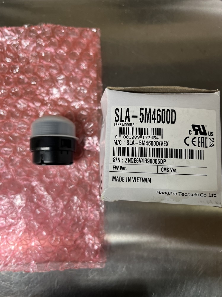 Hanwha Techwin SLA-5M4600D 5MP CMOS 4.6mm fixed focal Security Camera lens