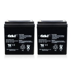 ADT 804302 Casil CA1240 ADT First Alert 12VDC 4AH Alarm System Battery (2) Pack