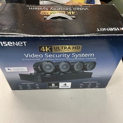 Samsung Wisenet SDH-B94047BF 4k Ultra Hd 8 Channel 4 Camera Security System New