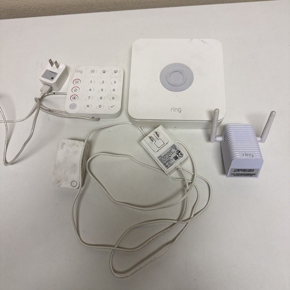 Ring Z Wave Plus Wireless Indoor Alarm Security System Base, Keypad + Ring Chime