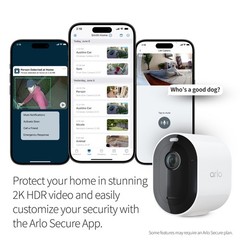 Arlo Pro 5S VMC4060P Single Cam, White – Certified Refurbished