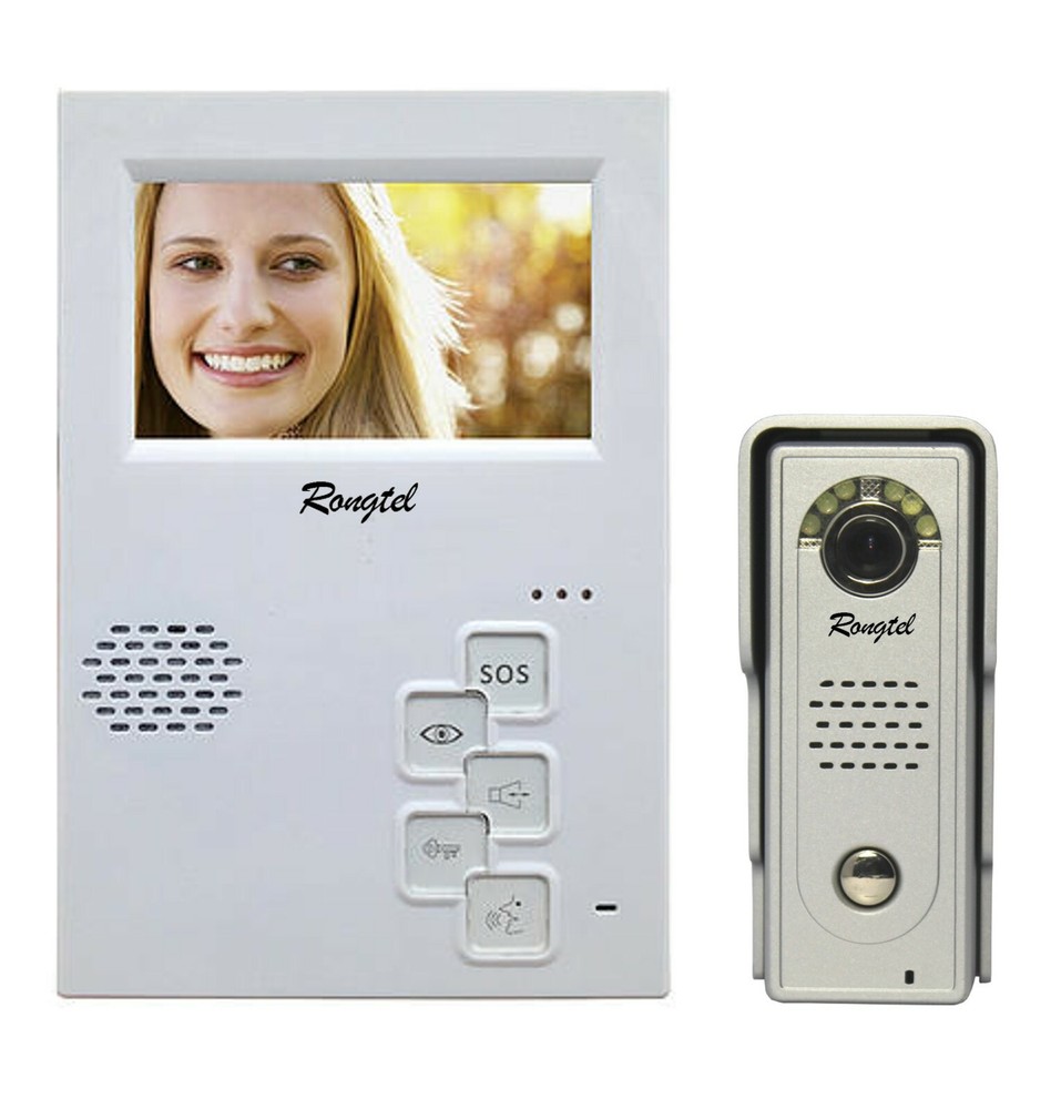 Video Intercom System: Waterproof Door Camera & 4.3″Hands-free Video Doorphone