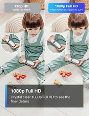 TP-Link Tapo 1080P Indoor Security Camera for Baby Monitor, Dog 1-Pack, White