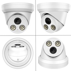 Vikylin 16ch CCTV System 5MP IP Camera Audio Full Color Turret 4k 16POE NVR Lot