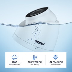 ANNKE 5MP Audio POE IP Security Camera Outdoor Night Vision AI Detection IP67