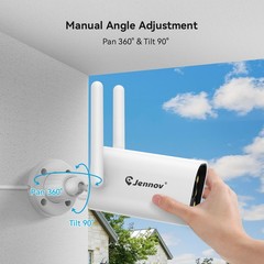 5MP WiFi Home Surveillance SystemSecurity Camera 10CH NVR Two-way Audio Outdoor