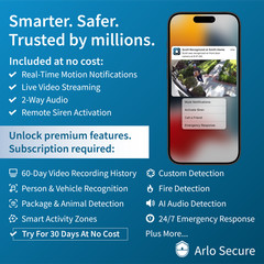 Arlo Pro 5S VMC4060P Single Cam, White – Certified Refurbished
