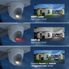 ANNKE 5MP PoE Security IP Camera C500 Audio Recording EXIR Night Vision Outdoor