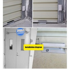 433Mhz Wireless Shutter Door Sensor Garage Roller Switch For Home Alarm System F